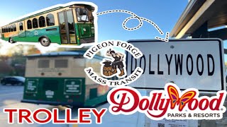 Taking The Trolley To Dollywood | Pigeon Forge Transit