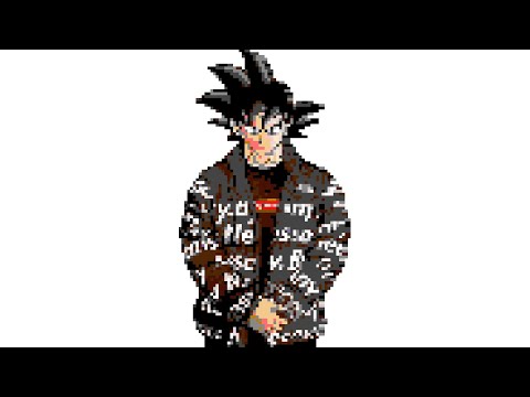 Pixilart - Goku Drip by Super-Artista