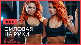 Мощная тренировка на РУКИ и СПИНУ | TWINSFIT