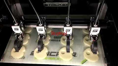 3D printing 12 Investment Casting patterns in a single print run