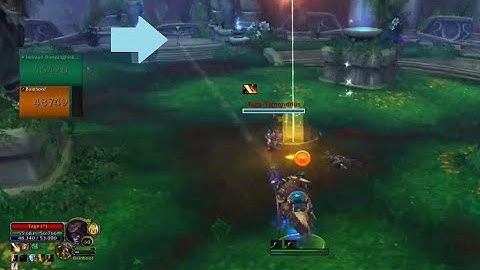 New arena bug? A player appears to never move? (WoW)