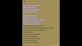 MAYBE - Gabriela Bee #shorts #song #lyrics