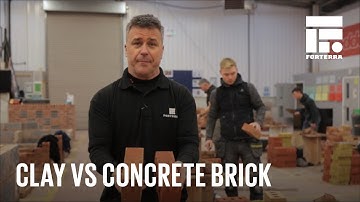 Clay Bricks vs Concrete Bricks  - The Challenge | Forterra