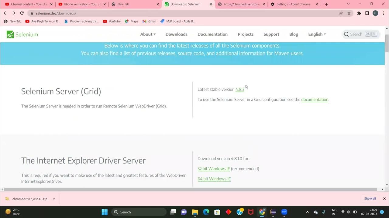 How to download chromedriver in selenium youtube