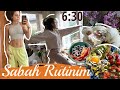 SABAH RUTİNİM 6:30/ Erken Kalkmak/ Günü Verimli Geçirmek/ Evde Spor, Sağlıklı Beslenme/Şekersiz