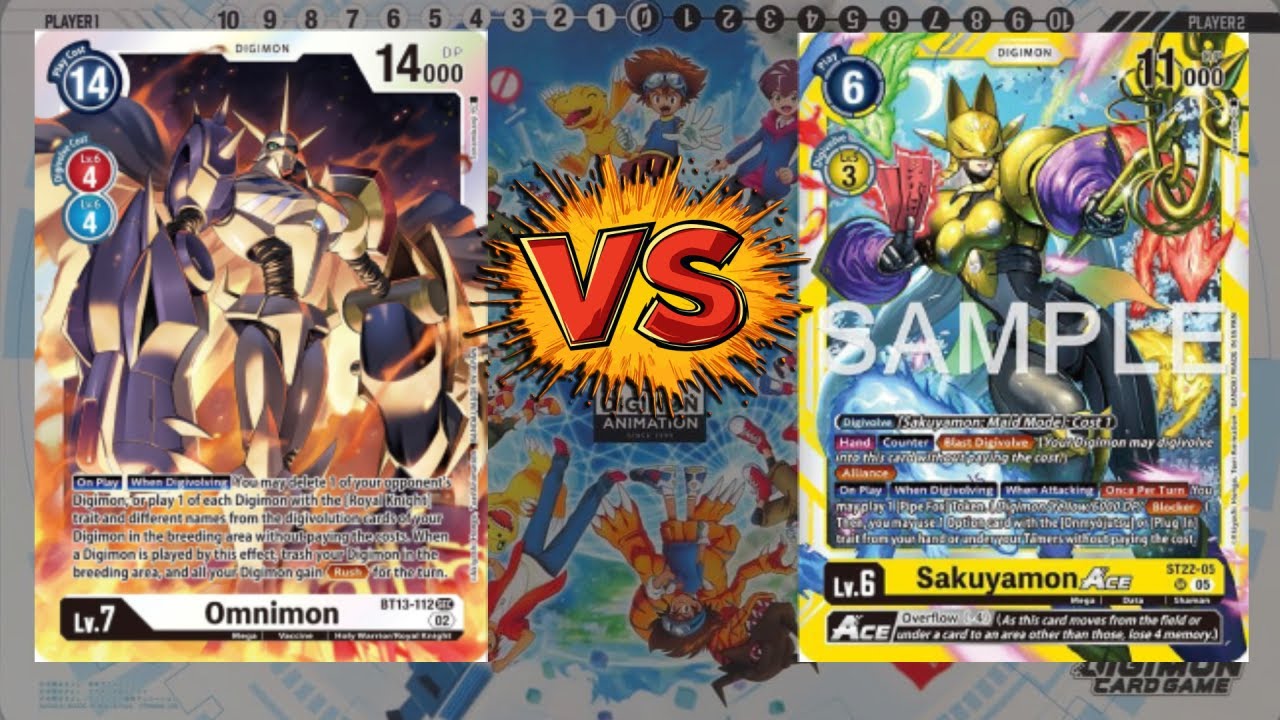 Sakuyamon VS Royal Knights | Digimon Card Game | ST22 | Partida Comentada | TCG