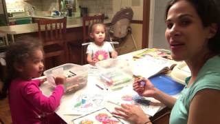 Coloring with your Kids: Spend time with your kids