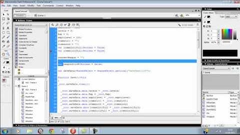 Flash AS2 (How to make a rpg game) Part 7 Weapon System