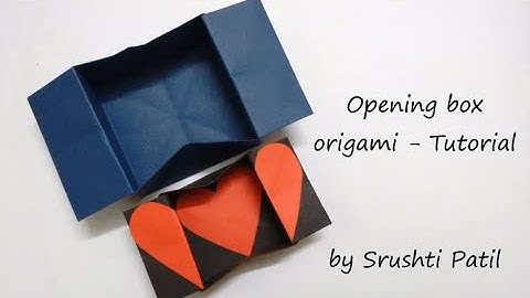 Opening box origami - Tutorial | by Srushti Patil