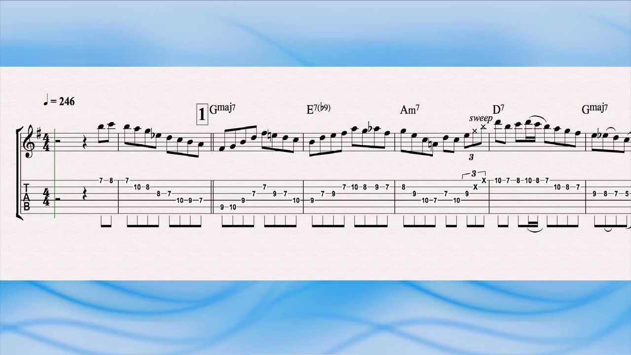 Joe Pass The Night Has A Thousand Eyes Jazz Guitar Solo Transcription Youtube Joe Pass The Night Has A Thousand Eyes Jazz Guitar Solo Transcription Youtube