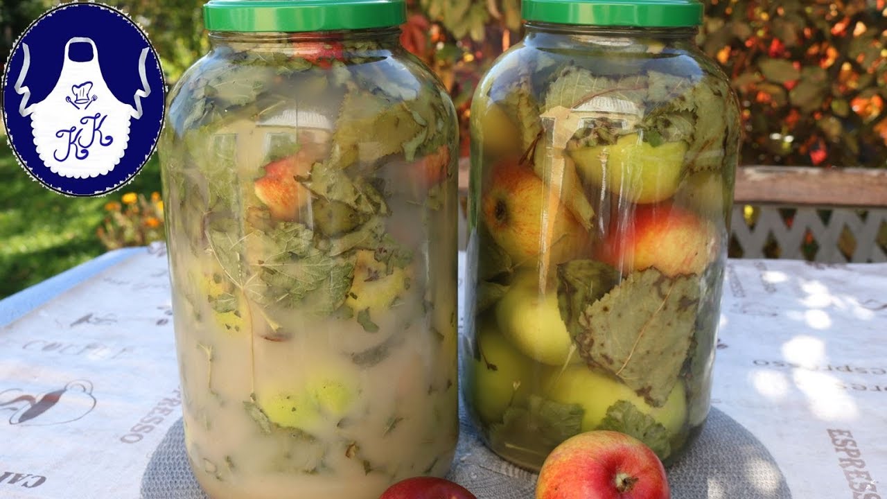 Äpfel fermentieren, Motschjonyje Jabloki