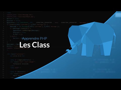 Apprendre le PHP : Chapitre 24, Les class