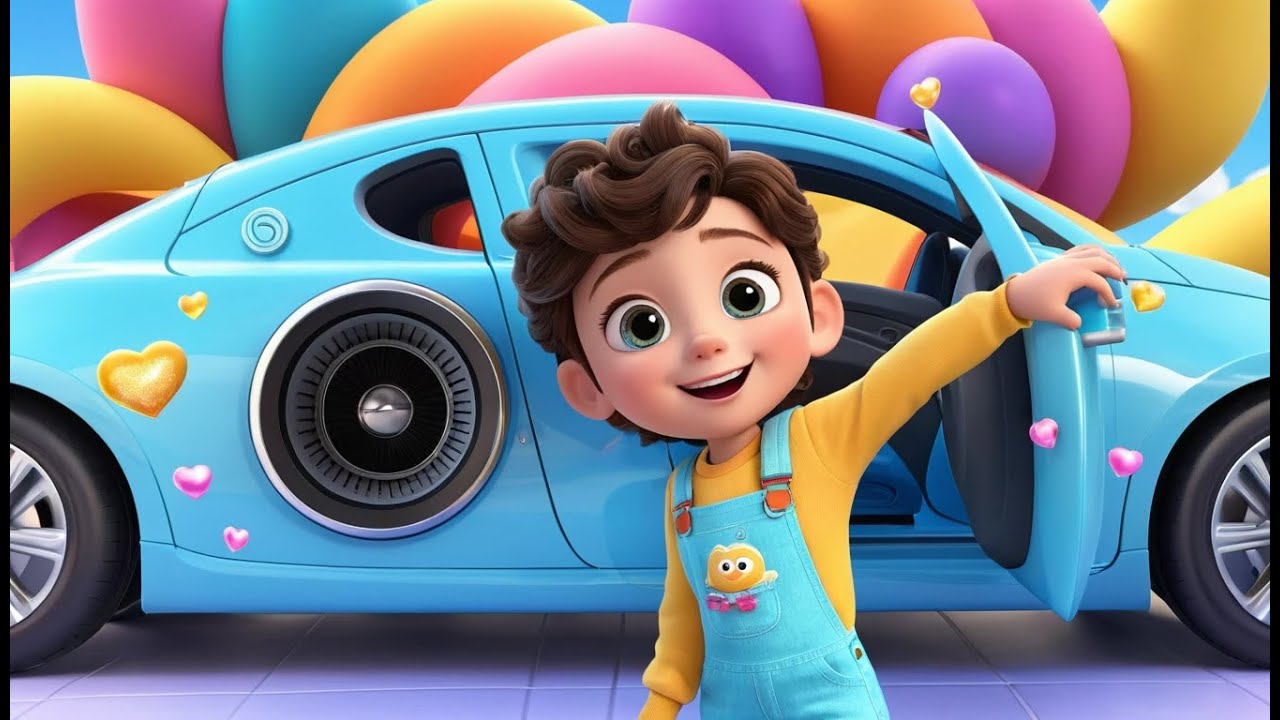 Car Wash Splash! | Fun Car Cleaning Song for Kids | Bubbly Vehicle Rhyme