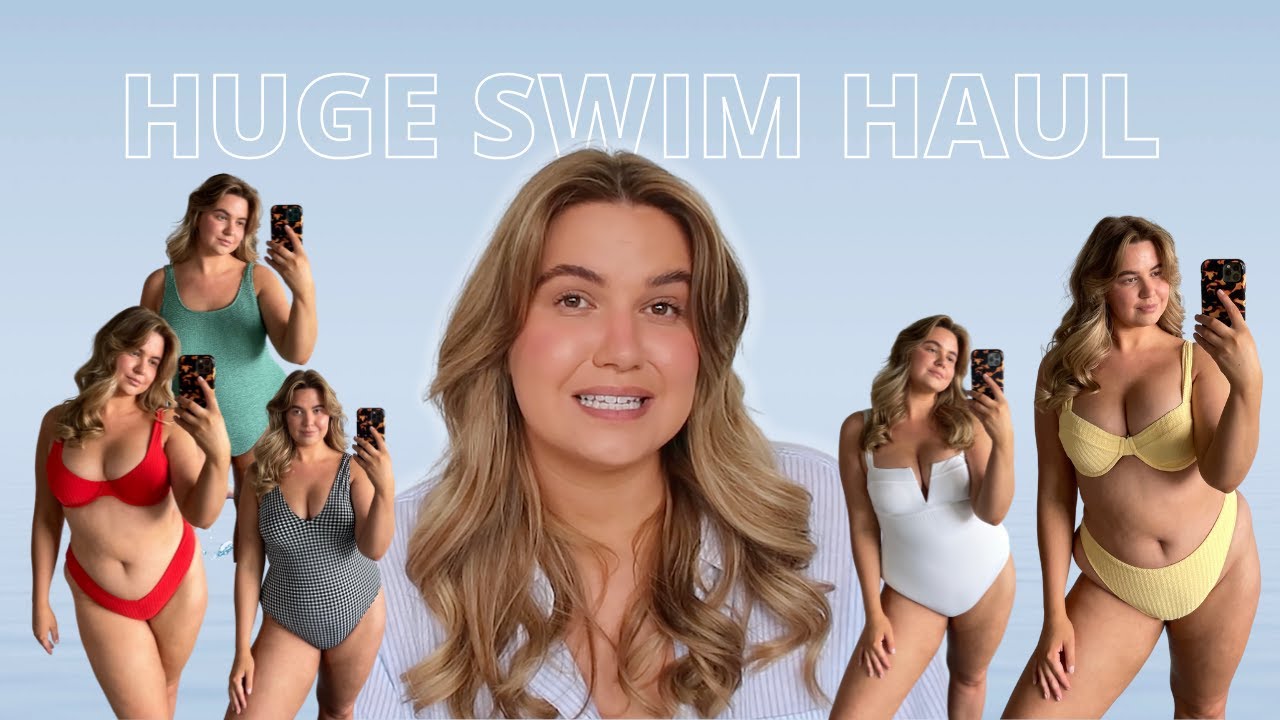 HUGE SWIM HAUL 2022, midsize swimwear try-on