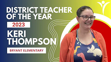 Keri Thompson - MPS District Teacher of the Year 2023
