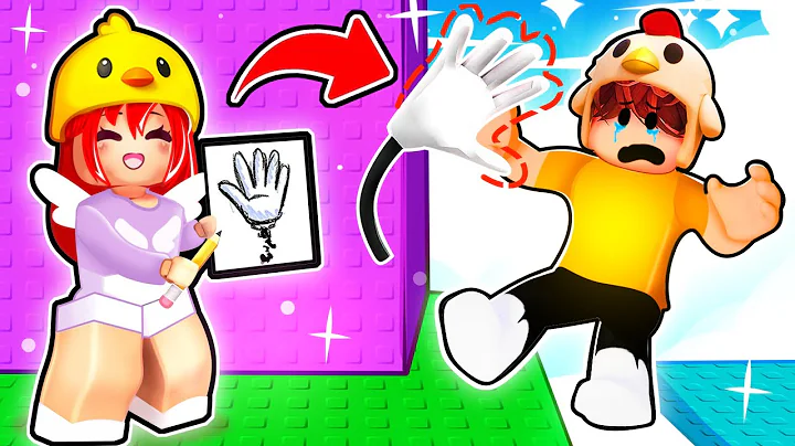 Drawing to PRANK MY BROTHER In Roblox Troll Tower!