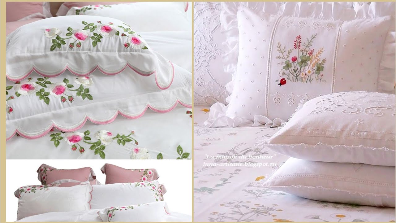 Fabulous Hand Embroidered Pillow Cover Designs Patterns And Ideas
