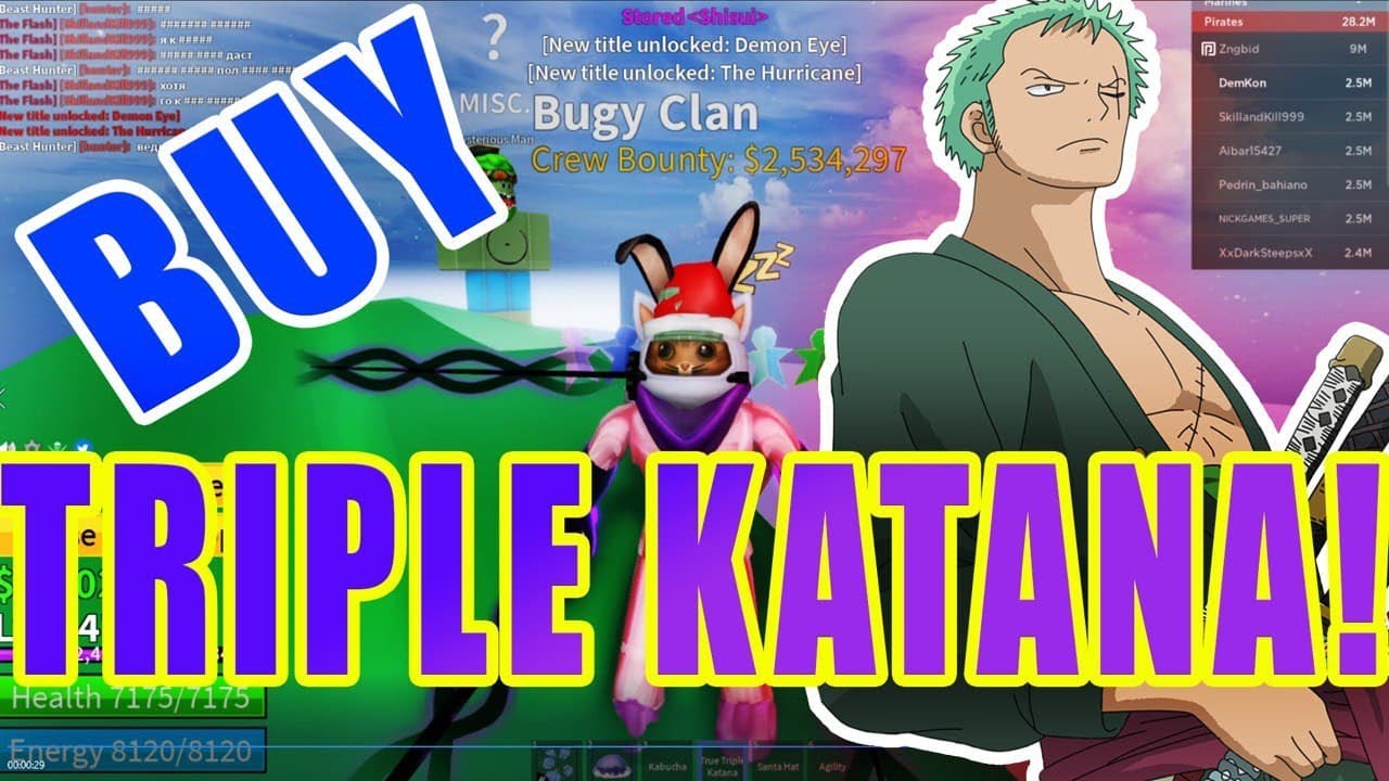 (CODES) OMG! I BUY TRUE TRIPLE KATANA IN BLOX FRUIT/ ROBLOX BLOX FRUIT