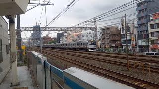 E217系クラY-37編成 総武快速線直通千葉行き 東神奈川駅通過