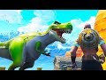 Ou Sont Les Trois Dinosaure Dans Fortnite