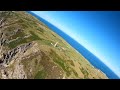 LUNDY ISLAND UK - APPROACH AND LANDING IN FLEXWING MICROLIGHT