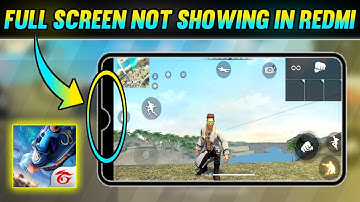 Solve free fire half, full screen problem in redmi | Solve free fire small screen problem in redmi
