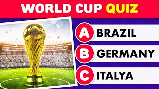How Much Do You Know About The World Cup Football Quiz 2022