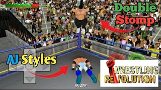 Finn Balors Double Stomp To Aj Styles Wr3D Epic Wrestling Moments
