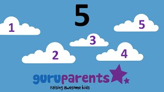 Count to 5 video - teach babies and toddlers how to count