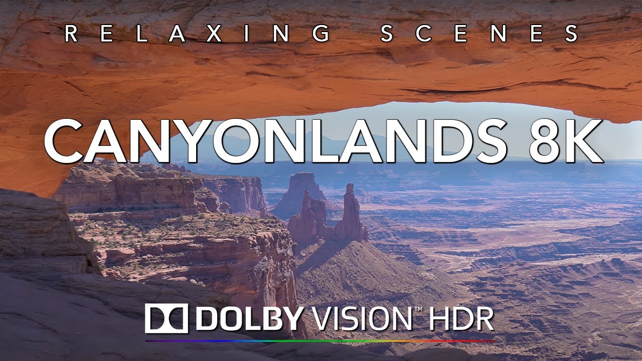 Driving Canyonlands National Park in 8K HDR Dolby Vision - Moab to Canyonlands Utah