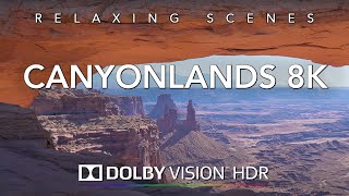 Driving Canyonlands National Park in 8K HDR Dolby Vision  Moab to Canyonlands Utah