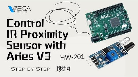 Control IR Proximity Sensor Module with Aries V3 | #irproximity #hw201 #aries #ariestutorial