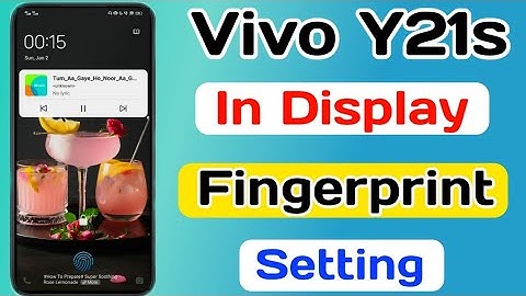 Vivo Y21s In Display Fingerprint Lock Setting || How To Add In Display Fingerprint Lock On Vivo Y21s