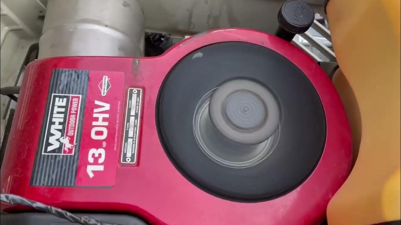 White Riding Mower Wardlow Auctions YouTube