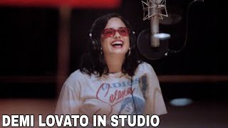Demi Lovato In Studio