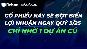 CỔ PHIẾU NÀY SẼ ĐỘT BIẾN LN Ở QUÝ 3  CHỈ NHỜ 1 DỰ ÁN CŨ