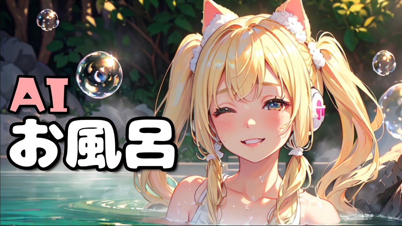 【誓い未来 / AI Vtuber】お風呂から入浴配信です！／お風呂の日【チャット自動返答】  8/26