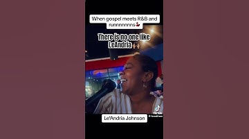 Thumbnail of Le’Andria Johnson sings R.Kelly #Gospel meets #RNB