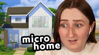 i built a micro home for 8 sims