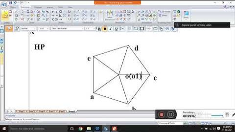 Slant Edge with Pentagonal Pyramid-9# Projection of Solids # VTU # 1st Year# EGDL# Common to all
