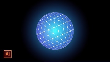 Spherical Tesseract Shape in Adobe Illustrator Tutorial