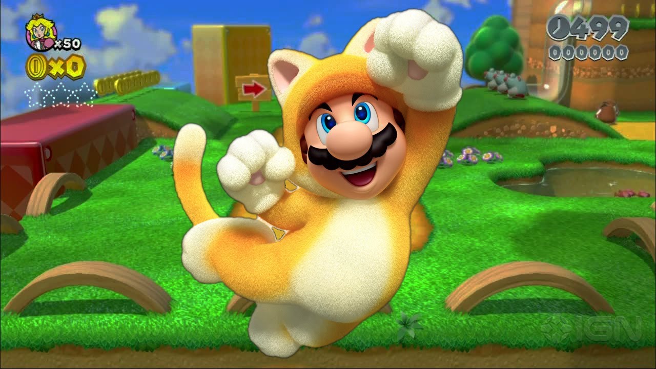 Super Mario 3D World: Catsuits Make Us Smile - YouTube.