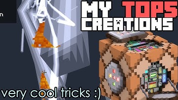 My TOP 5 BEST Command block creations - MCPE 1.4 (MCBE)