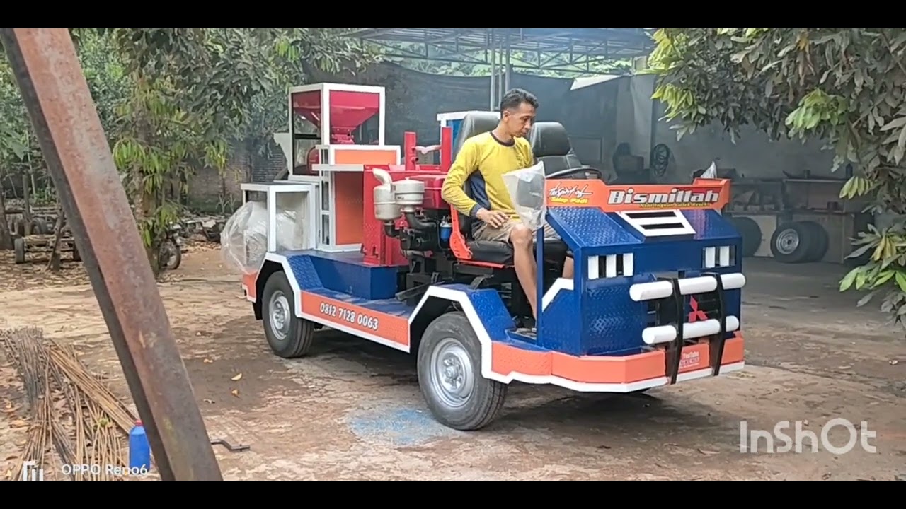 Mesin selep padi keliling || pabrik jalan Kirim ke Lampung tengah Mataram udik