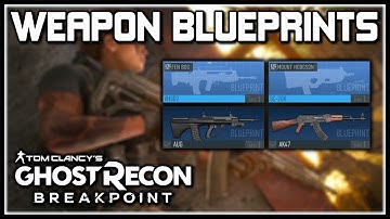 Ghost Recon Breakpoint | Weapon Blueprints & Crafting Weapons