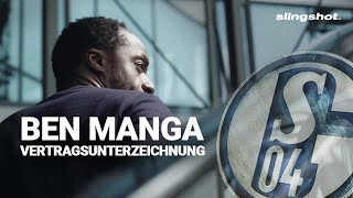 "Mentalität schlägt Talent" - Ben Manga | Schalke 04 | Vertragsunterzeichnung