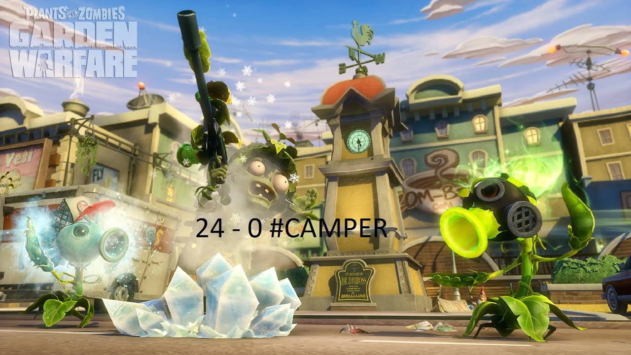 Plants vs Zombies Garden Warfare 24-0 Con Soldado - YouTube