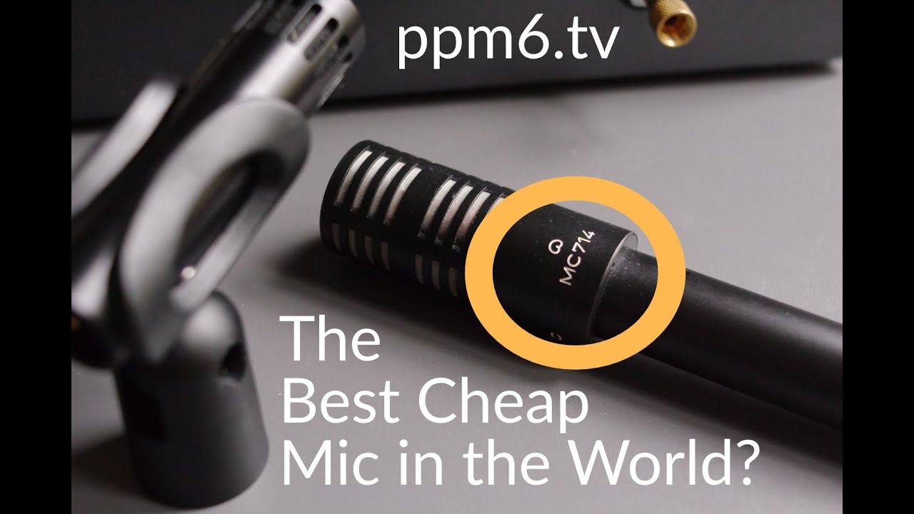 Best Cheap Mic in the World Latest Line Audio CM4, BeyerDynamic MC714