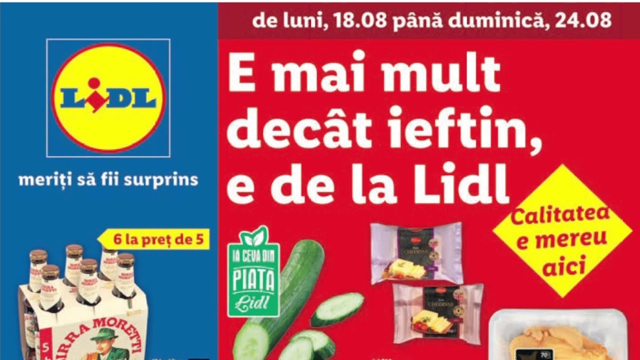 CATALOG LIDL 18-24 AUGUST 2025/REVISTA LIDL/OFERTE LIDL 18 AUGUST 2025/CATALOG LIDL 18 AUGUST 2025