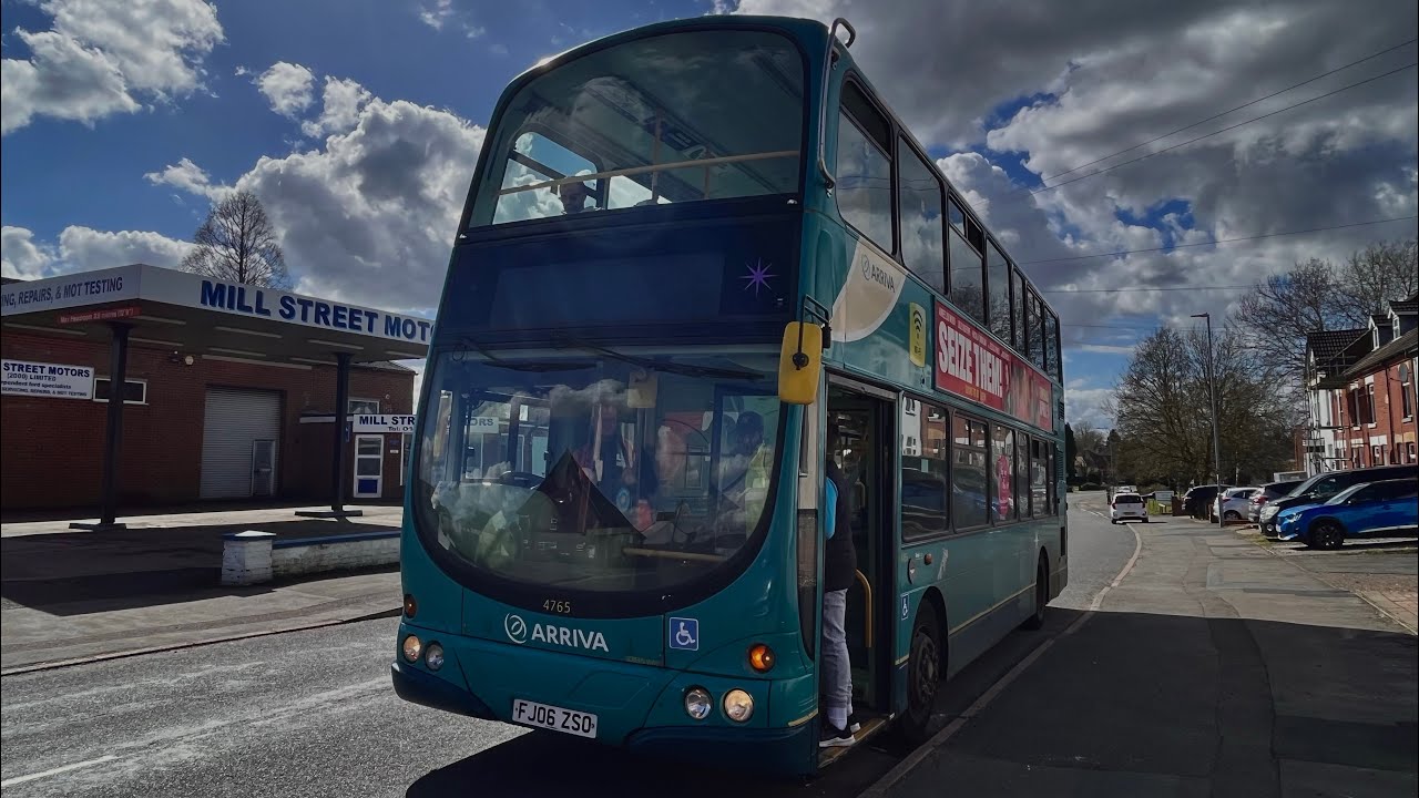 **INSANE RUN** Ride on Arriva Midlands VDL/DAF DB250 Wright Pulsar Gemini 4765 (FJ06 ZSO) Route 158